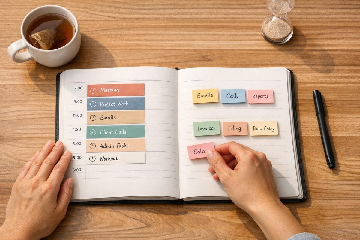 Time Blocking vs. Task Batching: What Works Better